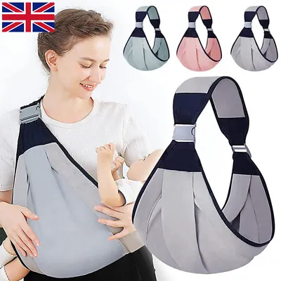 Baby Carrier Sling Wrap Front Holding Carrying Simple Bag Artifact Ergonomic UK • £7.88