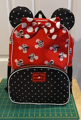 Disney Minnie Mouse 17  Laptop Backpack Reflective & Water Resistant  • $15