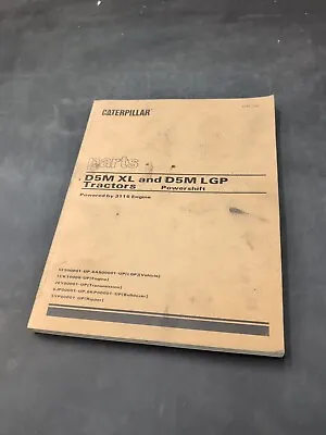 CAT Caterpillar D5M XL & LGP PARTS MANUAL BOOK CATALOG TRACTOR 5ES 6AS • $49