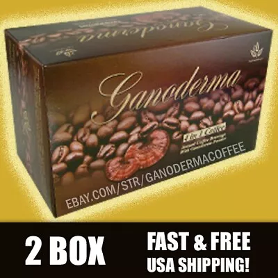 Ganoderma 4 In 1 Coffee W/ Creamer - 2 Box (40 Ct) - Free Shipping! • $32.50