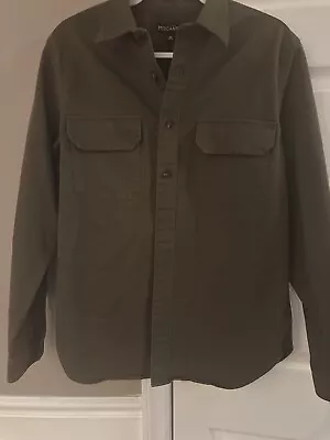 J Crew Mercantile Field Military Button Up Olive Green Medium • $20