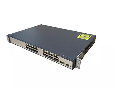 Cisco Catalyst WS-C3750-24PS-S V04 24 Port 2xSFP PoE Switch • £25