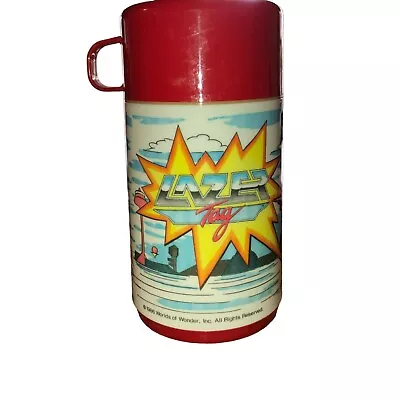 Vtg Nwt Lazer Tag Thermos 1986 Aladdin Worlds Of Wonder 6.25  Tall • £19.11