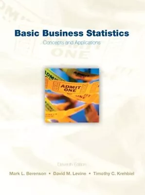 BASIC BUSINESS STATISTICS VALUE PACK (INCLUDES MINITAB By Mark L. Berenson • $149.95