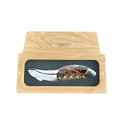 Laguiole En Aubrac Sommelier Waiter's Corkscrew With Grapevine Wood Handle & Bee • £617.55