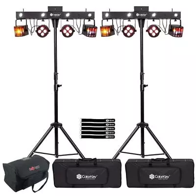 ColorKey CKU-3070 PartyBar Mobile 250 All-in-One DJ Stage Lighting Effect Sys... • $1299.98