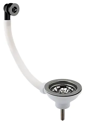 Balterley Fireclay Kitchen Sink 90mm Strainer Waste With Overflow - BKW713R • £19