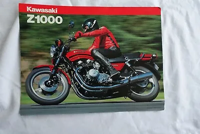 Kawasaki Z1000j Original Brochure Leaflet • £20