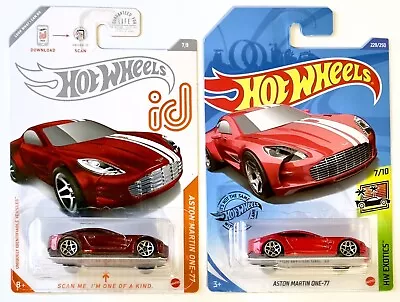 Hot Wheels Id Aston Martin One-77 (Lot Of 2) • $3.49