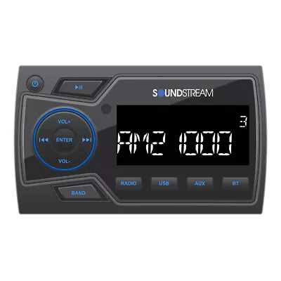 $84.90 • Buy Soundstream MHU-32 Marine Boat ATV/UTV Digital Media Receiver Bluetooth/AUX/USB