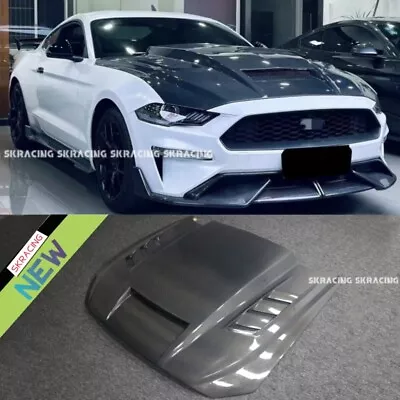 Real Carbon Fiber Front Engine Hoods Panels Bonnet For Ford Mustang 2015-2023 • $2499