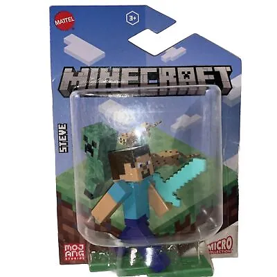 Minecraft Steve With Sword Micro Collection 2  Mini Figure Mattel Mojang • $4.99