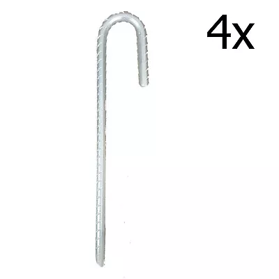 £15.99 • Buy 4 X H/D GROUND STAKES REBAR TENT PEGS 16mm X 36cm Bouncy Castle Gazebo Marquee 
