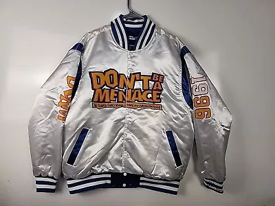 Headgear Classics Men’s DBAM Dont Be A Menace White Satin Jacket Size 2XL NWT • $30