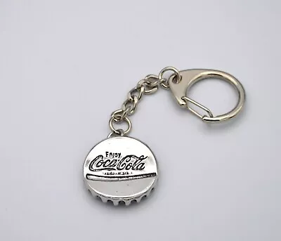 Coca Cola Bottle Cap Keyring - Never Give Up Your Dreams • £3.80