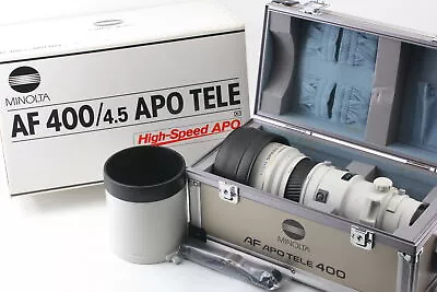 [Top MINT] MInolta AF Apo Tele 400mm F/4.5 G High Speed Lens Sony A From JAPAN • $999.99