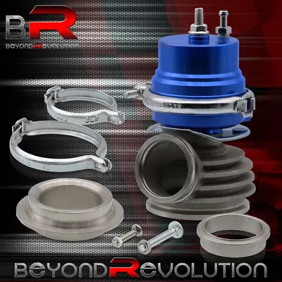 V-Band 50mm Turbo Charger External Wastegate Mount Jdm Vip Design Psi Boost Blue • $39.99