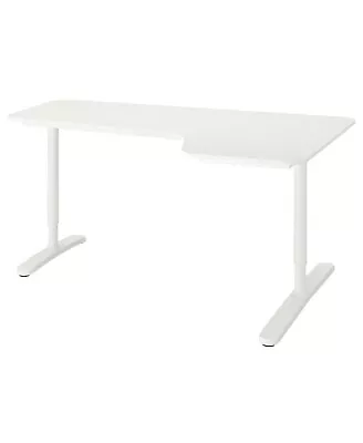 Ikea Corner Desk White BEKANT • £90