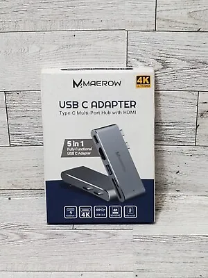 Multiport USB 3.0 Type C HUB To 4K HDMI Adapter SD/TF Card Reader For Macbook • $13.25