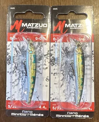 2 Packs Matzuo Nano Minnow Bream • $12.99