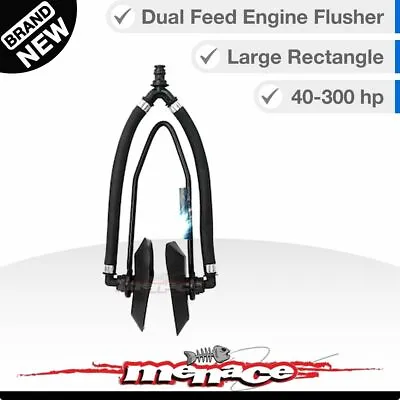 $24.99 • Buy Large DUAL FEED Outboard FLUSHER Marine Sterndrive Motor Water Boat Engine Muff