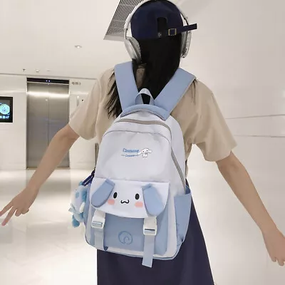 School Sanrio Kuromi Backpack Polyester School Bag Student Accessories Gift • $28.41