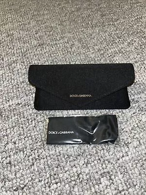 DOLCE & GABBANA Eyeglasses Case With Microfiber Cloth  • $15