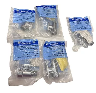 Plumb Pak Quarter Turn Straight Valve PP20053LF (LOT OF 5) **SALE** • $44.95