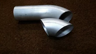 3  X .065 Raw Aluminum Partial Mandrel Bend Sections • $19