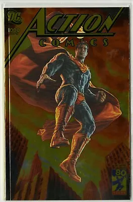 Action Comics #1000  RARE SOLD OUT Gold Foil Convention Variant By Lee Bermejo! • £32.12