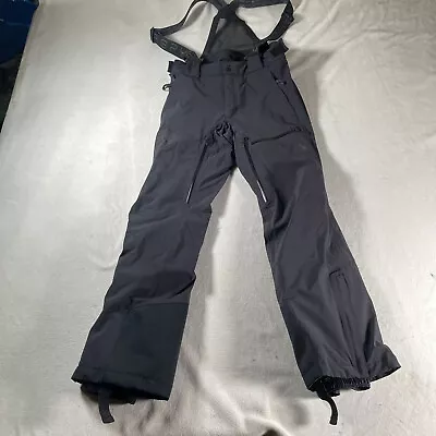 Spyder Pants Mens Small 30x30 Black Overalls Ski Snowboard Winter Bib Suspenders • $54.99