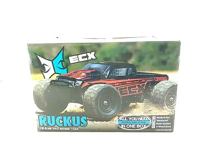 ECX Ruckus 1/18 Scale Mini 4wd Monster Truck ARTR Package • $82.49