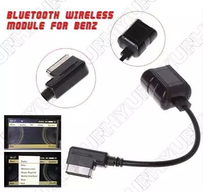 Bluetooth Wireless Module For Mercedes-Benz Radio Stereo MMI AUX Interface Cable • $17.98