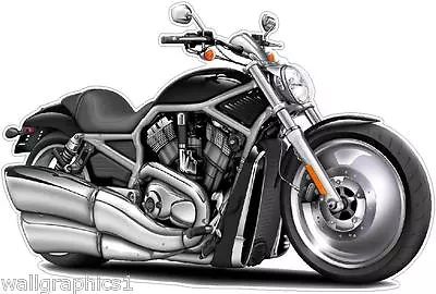 $19.99 • Buy V-Rod Muscle Bike Removable Wall Graphic Decal Turbo Fire Decor