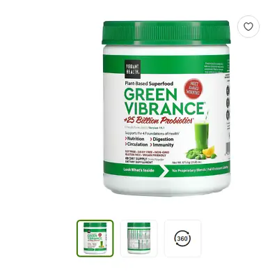 $81 • Buy Vibrant Health, Green Vibrance Version 19.1, 23.83 Oz (675.6 G)---free Shipping