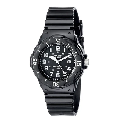 $32.95 • Buy Casio LRW-200H-1B Dive Watch Classic Analogue Womens Sports Quartz Black Resin 