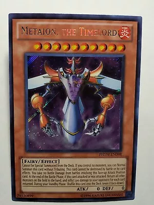 Metaion The Timelord Secret Rare PHSW-EN098 Unlimited NM Yugioh • $6.99