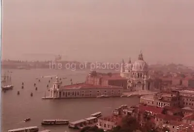 A VIEW OF VENICE Italy FOUND PHOTO Color ORIGINAL Snapshot VINTAGE 311 57 U • $12.99