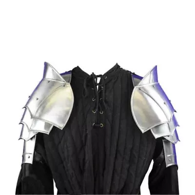 Medieval Shoulder Knight Armor Shoulder Wearable Shoulder Pauldrons Steel • $135