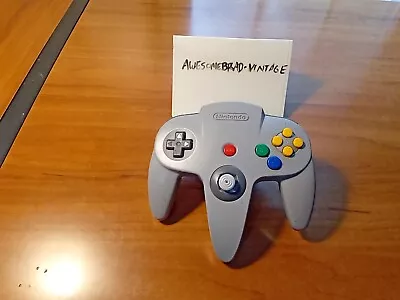 OEM Nintendo 64 N64 Controller (NUS-005) - Original Gray *TESTED* • $23.75