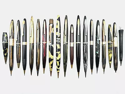 19 Lot Vintage Sheaffer Striated Black Pearl Abalone Etc. Mechanical Pencils • $21.50