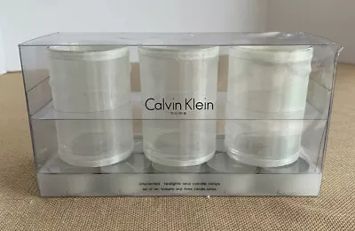 Calvin Klein Home Tealight Candle Set New! Holiday Gift • £11.88