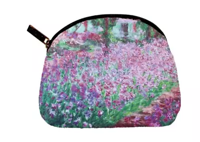 New Galleria Monet Garden Tote Bag Flower Garden Small Cosmetic Bag • $29.95