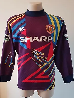 Manchester United 1992-1994 Goalkeeper Football Umbro Shirt #1 Peter Schmeichel • $320