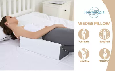 Touchutopia Bed Wedge Elevated Leg Pillow • $35.99