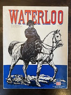 Waterloo Napoleonic Campaign Board Game -  1962 Avalon Hill #516 • £31.36