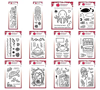 £5.50 • Buy Woodware Clear Stamps - Under The Sea By Francoise Read - MULTI BUY DISCOUNT