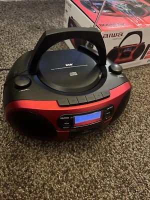 £55 • Buy Aiwa BBTC-660DAB MG All-in-one Stereo Portable DAB+radio CD Player Cassette BT