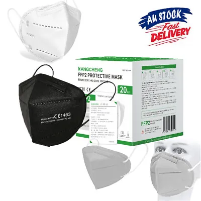 $9.95 • Buy BULK KN95 Mask Face Masks Disposable Particulate Respirator Face Masks 5 Layers