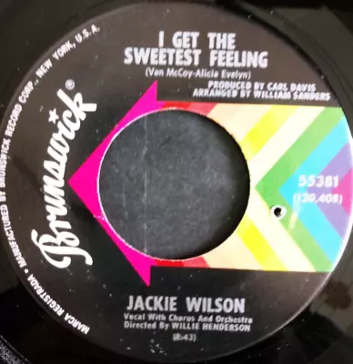 Northern Soul Jackie Wilson Nothing But Blue Skies/I Get The Sweetest Feeling Ex • £12.80